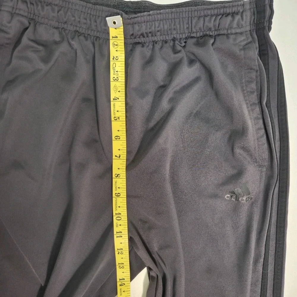 Adidas Primegreen Track Pants Athleisure Performance Mens Large Gray Ankle Zip